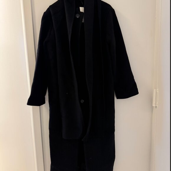 Reformation Asher Coat Black - Size XS - Picture 3 of 4